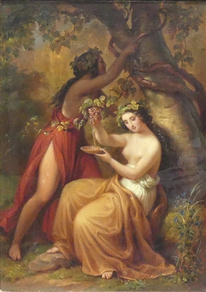 Ölgemälde, Madonnendarstellung, 18. Jh.