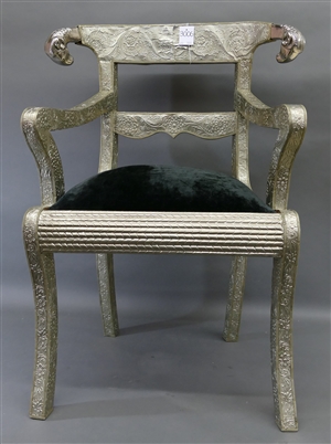schlichte Vitrine, Biedermeier, Nussbaum