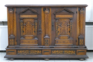 vier Stühle im Jugendstil, Kirsche