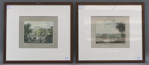 Paar Radierungen von Robert Jakob Bock (1896-1943) nach Gemälden von Karl Spitzweg