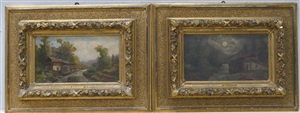 Paar Gemälde