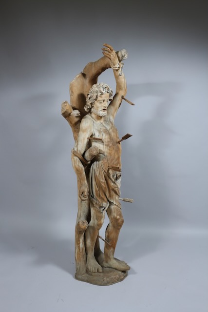 Holzskulptur Hl. Sebastian