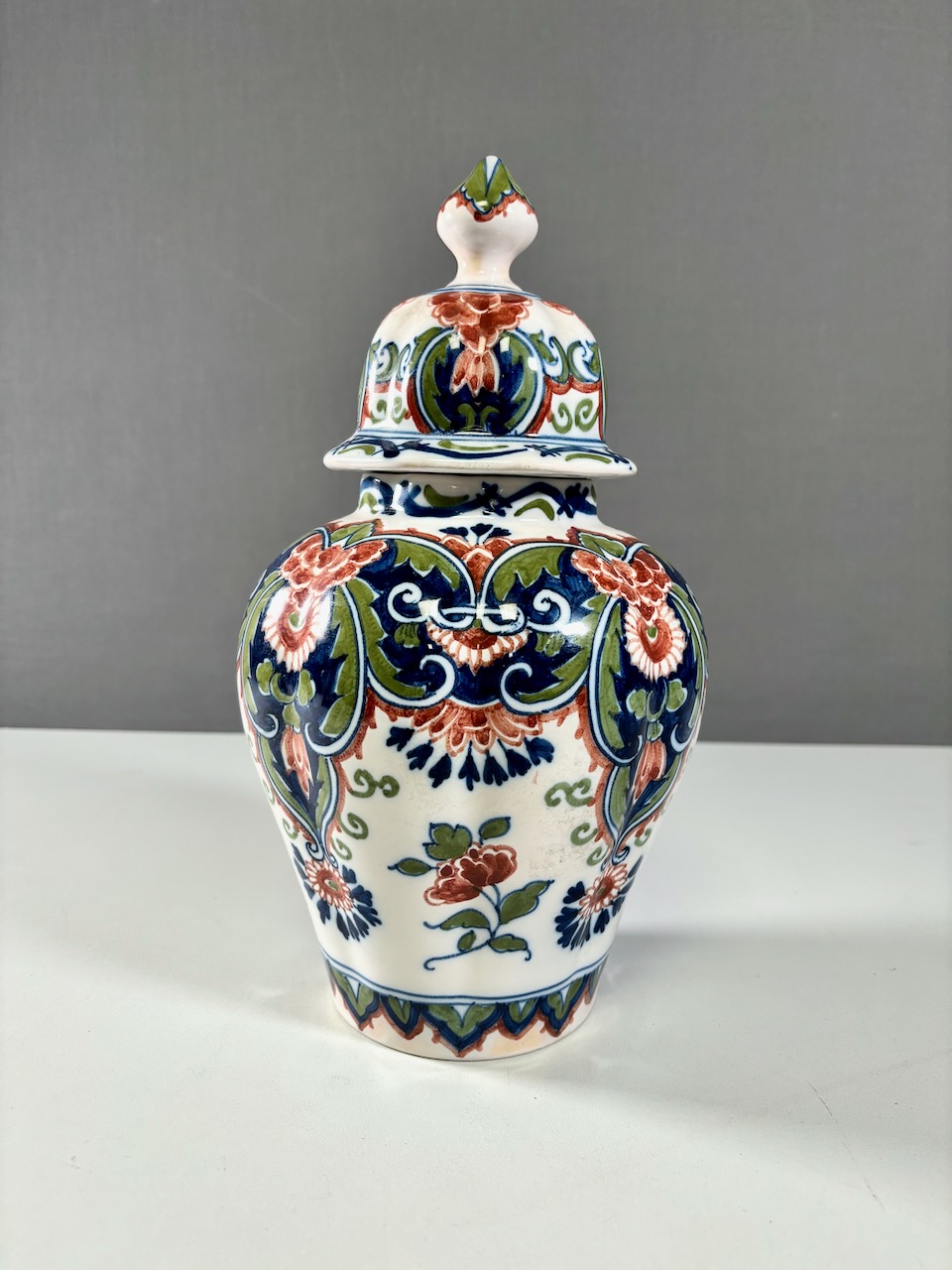  Tichelaar Makkum花器 Makkum Lidded Vase (Koninklijke Tichelaar Makkum) - Raechell