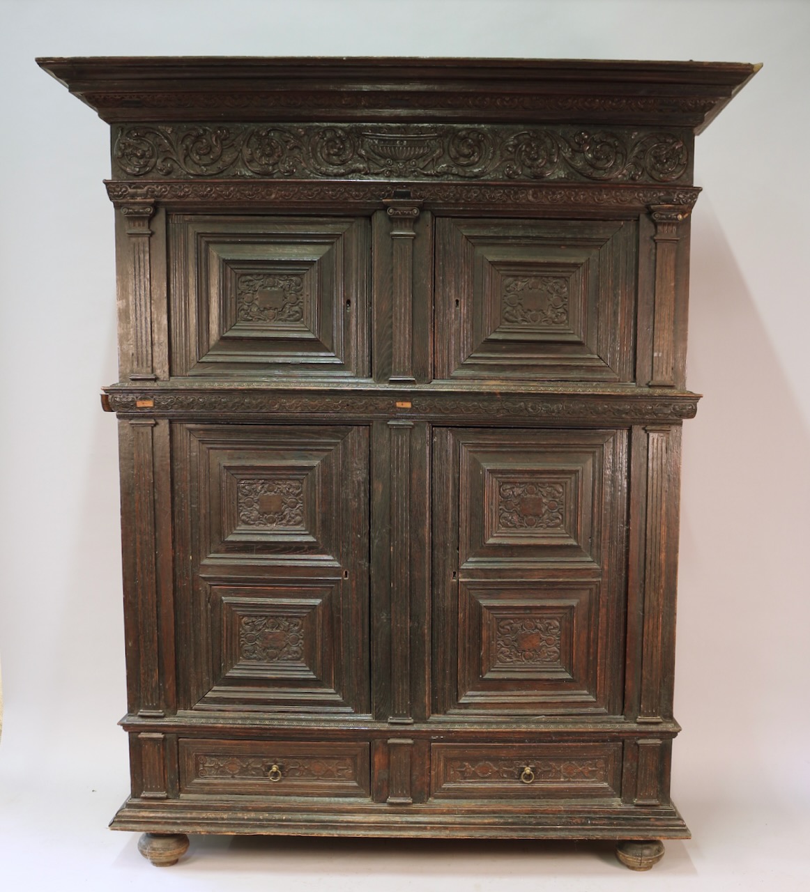 Renaissance Kassettenschrank, Eiche