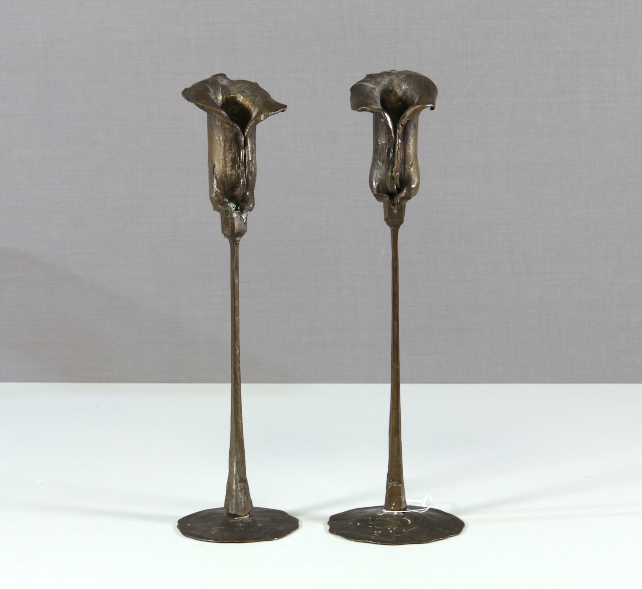 Paar Kerzenleuchter Bronze