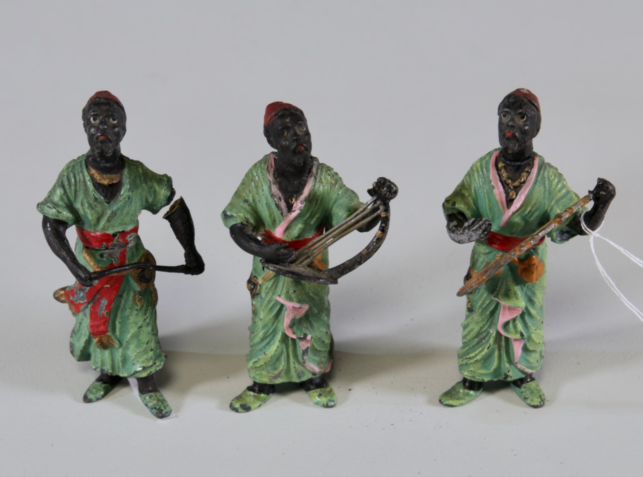 Konvolut Zinn-Figuren Straßenmusiker