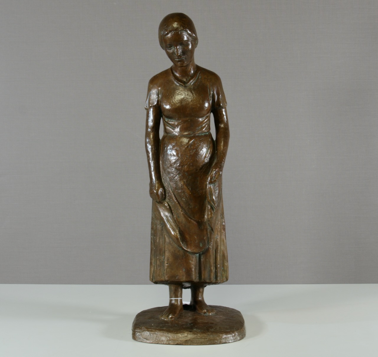 Bronzeskulptur von Paul Seibold (1900 Grassau - 1978 Reit im Winkel)