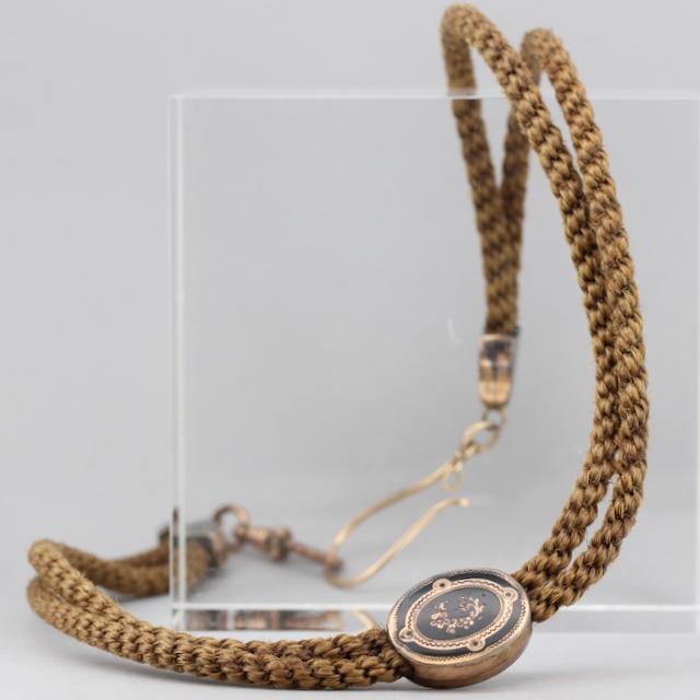 Biedermeier Haarschmuck Kette