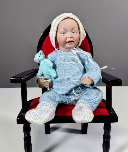 Porzellankopf Puppe Kaiser Baby Kämmer Reinhardt