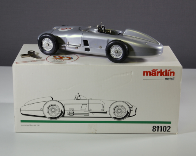 Modellauto Märklin Mercedes Benz W 196 / Silberpfeil