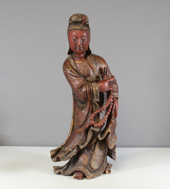 Holzfigur Japan um 1900