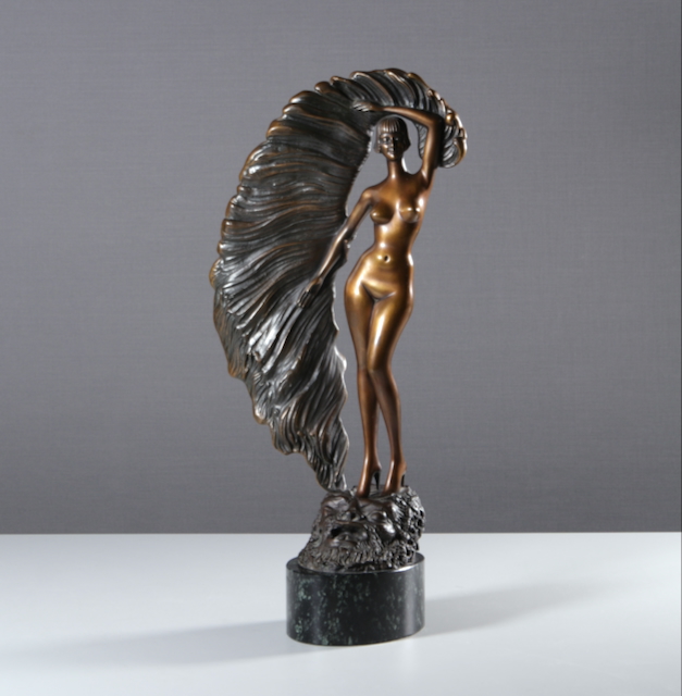 Bronzefigur von Ernst Fuchs (1930 - 2015 Wien)