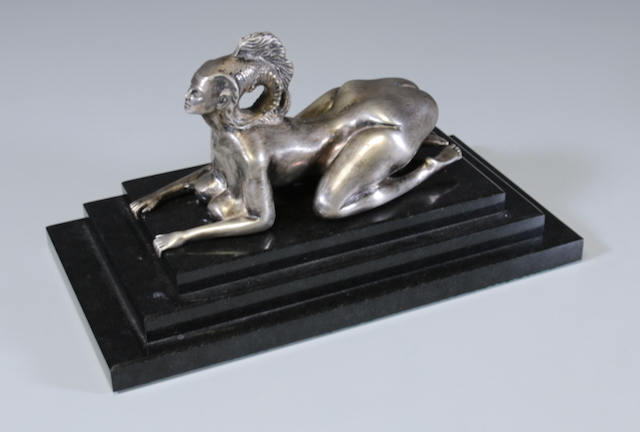 Designskulptur von Ernst Fuchs Sterling Silber